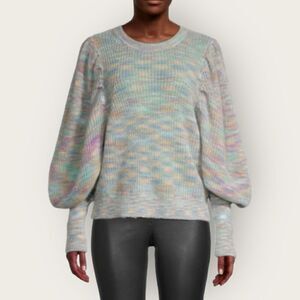 Ted Baker Mohair Blend Sweater with Balloon Sleeves Size 4